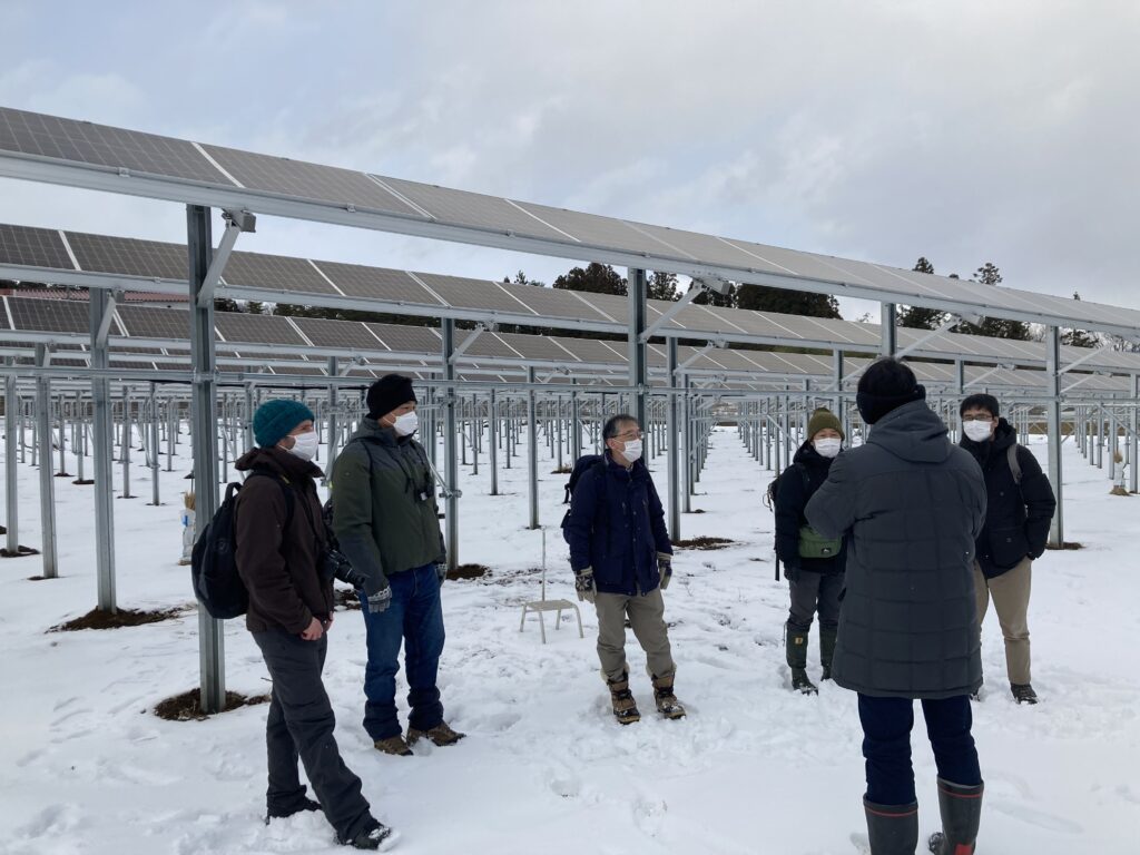 営農型太陽光発電視察