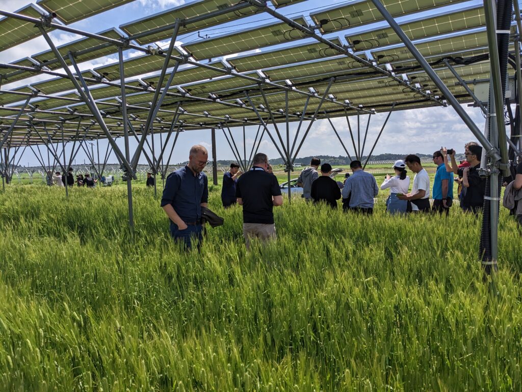 営農型太陽光発電所 視察