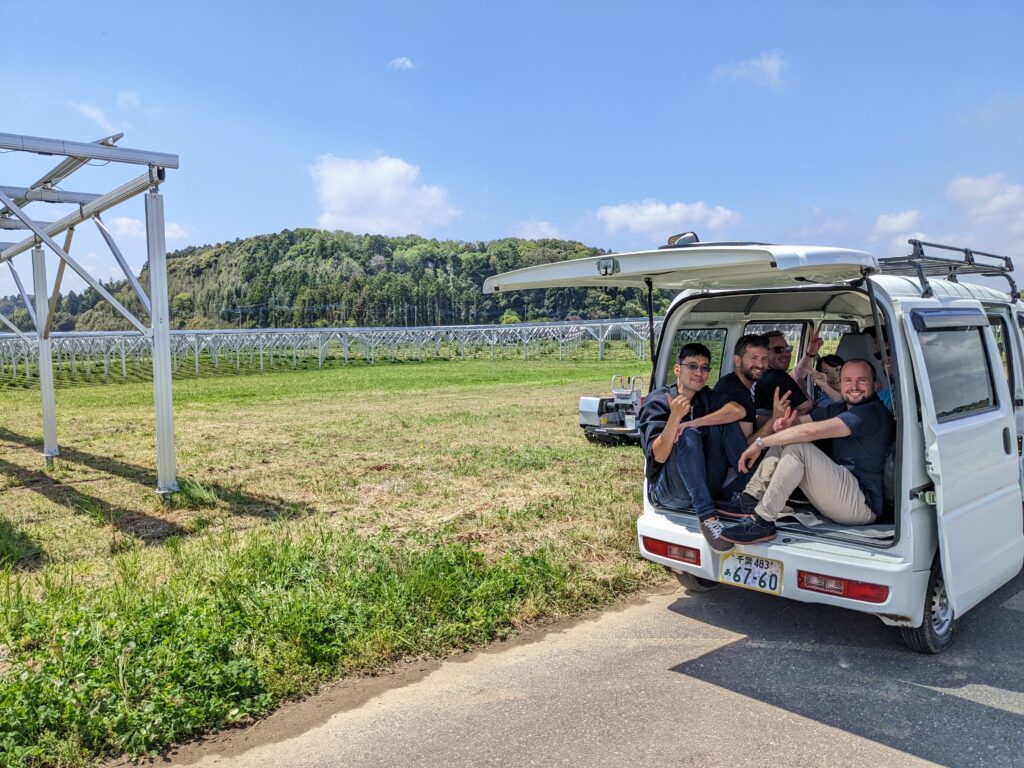 営農型太陽光発電所 視察